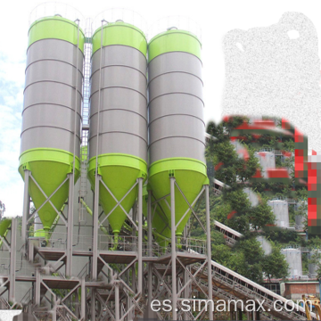 Exportación a Camboya HZS90 Planta de concreto estacionaria